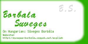 borbala suveges business card